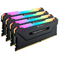 ram corsair cmw64gx4m4e3200c16 vengeance rgb pro black 64gb 4x16gb ddr4 3200mhz quad kit extra photo 2