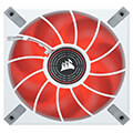 corsair co 9050126 ww fan ml120 elite airguide white red led extra photo 1