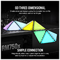 corsair cl 9011115 ww icue lc100 case accent lighting panels mini triangle 9x tile expansion kit extra photo 3