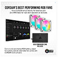 corsair cw 9060073 ww icue h150i elite rgb capellix xt cpu liquid cooler 360mm white extra photo 2