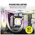 corsair cw 9060073 ww icue h150i elite rgb capellix xt cpu liquid cooler 360mm white extra photo 3