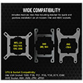 corsair cw 9060075 ww icue h150i elite rgb lcd xt display cpu liquid cooler 360mm extra photo 5