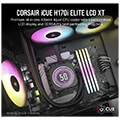 corsair cw 9060076 ww icue h170i elite rgb lcd xt display cpu liquid cooler 420mm extra photo 1