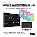 corsair cw 9060077 ww icue h150i elite rgb lcd xt display cpu liquid cooler 360mm white extra photo 4