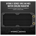 corsair cx 9032002 ww hydro x radiator xr5 240mm neo 2x120mm radiator 33mm thick extra photo 1