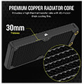 corsair cx 9032002 ww hydro x radiator xr5 240mm neo 2x120mm radiator 33mm thick extra photo 3