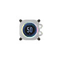corsair cx 9010024 ww hydro x series icue xc7 elite lcd cpu water block white 1700 am4 am5 extra photo 1