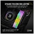 ram corsair cmh48gx5m2b5200c38 vengeance rgb black 48gb 2x24gb ddr5 5200mt s cl38 intel xmp dual extra photo 3