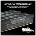 ram corsair cmk32gx5m2e6000c36 vengeance black 32gb 2x16gb ddr5 6000mt s cl36 intel xmp dual extra photo 4
