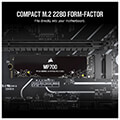 ssd corsair cssd f2000gbmp700r2 mp700 2tb m2 nvme 20 pcie gen5 x4 extra photo 5
