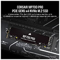 ssd corsair cssd f2000gbmp700pnh mp700 pro 2tb m2 nvme 20 pcie gen5 x4 extra photo 1