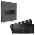 ram corsair cmp48gx5m2b7000c36 dominator titanium rgb black 48gb 2x24gb ddr5 7000 cl36 intel dual extra photo 5