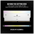ram corsair cmp64gx5m2x6600c32w dominator titanium rgb white 64gb 2x32gb ddr5 6600 cl32 intel xmp extra photo 1