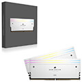 ram corsair cmp64gx5m2x6600c32w dominator titanium rgb white 64gb 2x32gb ddr5 6600 cl32 intel xmp extra photo 4