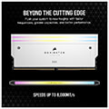 ram corsair cmp64gx5m4b6000c36w dominator titanium rgb white 64gb 4x16gb ddr5 6000 cl36 intel xmp extra photo 1