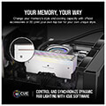 ram corsair cmp64gx5m4b6000c36w dominator titanium rgb white 64gb 4x16gb ddr5 6000 cl36 intel xmp extra photo 2
