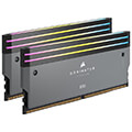 ram corsair cmp32gx5m2b6000z30 dominator titanium grey rgb 32gb 2x16gb ddr5 6000 cl30 intel amd extra photo 4