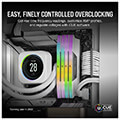 ram corsair cmh32gx5m2b5600c40w vengeance rgb white 32gb 2x16gb ddr5 5600mt s cl40 intel xmp dual extra photo 3