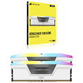 ram corsair cmh32gx5m2b5600c40w vengeance rgb white 32gb 2x16gb ddr5 5600mt s cl40 intel xmp dual extra photo 4