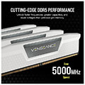 ram corsair cmk32gx5m2e6000c36w vengeance white 32gb 2x16gb ddr5 6400mt s cl36 intel xmp dual extra photo 1