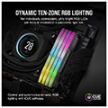 ram corsair cmh32gx5m2e6000z36 vengeance rgb grey 32gb 2x16gb ddr5 6000mt s cl36 intel amd dual extra photo 2