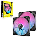 corsair co 9051020 ww rx140 icue link rgb fan starter kit 2 x 140mm black with icue link system hub extra photo 7