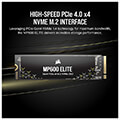 ssd corsair mp600 elite 2tb nvme pcie gen4 x4 m2 ssd cssd f2000gbmp600enh extra photo 3