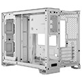 case corsair 2500d airflow dual chamber tempered glass midi tower white extra photo 11