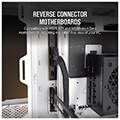 case corsair 2500d airflow dual chamber tempered glass midi tower white extra photo 3