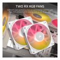 corsair icue link titan 240 rx aio rgb liquid cpu cooler controller white cw 9061020 ww extra photo 2