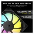 corsair nautilus 360 rs argb liquid cpu cooler black cw 9060093 ww extra photo 3