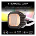 corsair nautilus 360 rs argb liquid cpu cooler white cw 9060095 ww extra photo 2