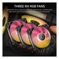 corsair icue link titan 360 rx lcd aio rgb liquid cpu cooler controller black cw 9061023 ww extra photo 2