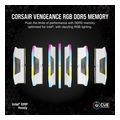 ram corsair vengeance rgb white 32gb 2x16gb ddr5 6000mt s cl30 intel xmp dual cmh32gx5m2b6000c30w extra photo 1