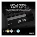 psu corsair rm650e 650w fully modular cybenetics gold atx 31 certified cp 9020302 eu extra photo 1