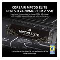 ssd corsair mp700 elite 2tb pcie 50 x4 nvme m2 2280 cssd f2000gbmp700enh extra photo 1