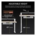 corsair gaming desk platform 4 elevate desk white wood light pine stain extra photo 3