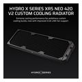 corsair hydro x radiator xr5 420mm neo v2 3x140mm radiator 30mm thick black extra photo 1