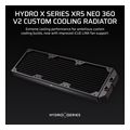 corsair hydro x radiator xr5 360mm neo v2 3x120mm radiator 30mm thick black extra photo 1
