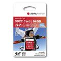 agfaphoto high speed 64gb sdxc card class 10 uhs i u1 v30 extra photo 1