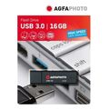 agfaphoto 16gb usb 30 flash drive black extra photo 1
