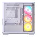 case corsair 2800x argb tempered glass midi tower micro atx white extra photo 4