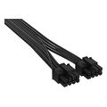 corsair cable premium individually sleeved 2x 8 pin to pcie 12v 2x6 600w cable type 4 black extra photo 1 corsair cable premium individually sleeved 2x 8 pin to pcie 12v 2x6 600w cable type 4 black extra photo 1