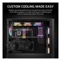 corsair hydrox xh505i icue link custom cooling kit stealth gray extra photo 2 corsair hydrox xh505i icue link custom cooling kit stealth gray extra photo 2