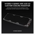 corsair hydrox radiator xr5 420 v2 3x140mm radiator 30mm thick black extra photo 1