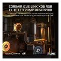 corsair hydrox pump reservoir unit xd6 elite lcd black extra photo 1