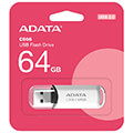 adata ac906 64g rwh classic c906 64gb usb20 flash drive white extra photo 1
