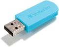 verbatim 49832 16gb mini store n go usb20 caribbean blue extra photo 1