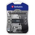 verbatim 4gb store n go executive secure usb drive extra photo 1
