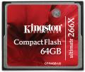 kingston cf 64gb u2 64gb compact flash card ultimate 266x extra photo 1